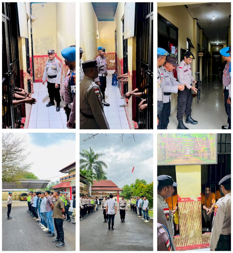 Pengecekan Rutin Piket Fungsi Polres Lembata, Wujud Nyata Pelayanan Polri kepada Masyarakat.