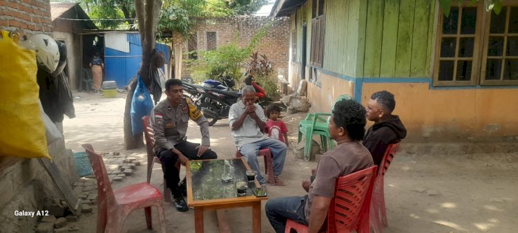 Bhabinkamtibmas Desa Balurebong Sambangi Warga binaan, Ajak Jaga Kamtibmas dan Tingkatkan Kewaspadaan Cuaca Ekstrem.