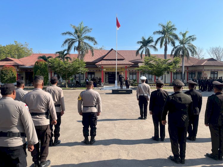 Hari Kesaktian Pancasila 2026, Kapolres Lembata: Nilai Pancasila Harus Menjadi Landasan dalam Setiap Pengabdian.