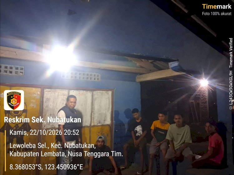 Polsek Nubatukan Gelar Patroli Siaga Reserse, Ajak Warga Bersama Jaga Kamtibmas Tetap Kondusif.
