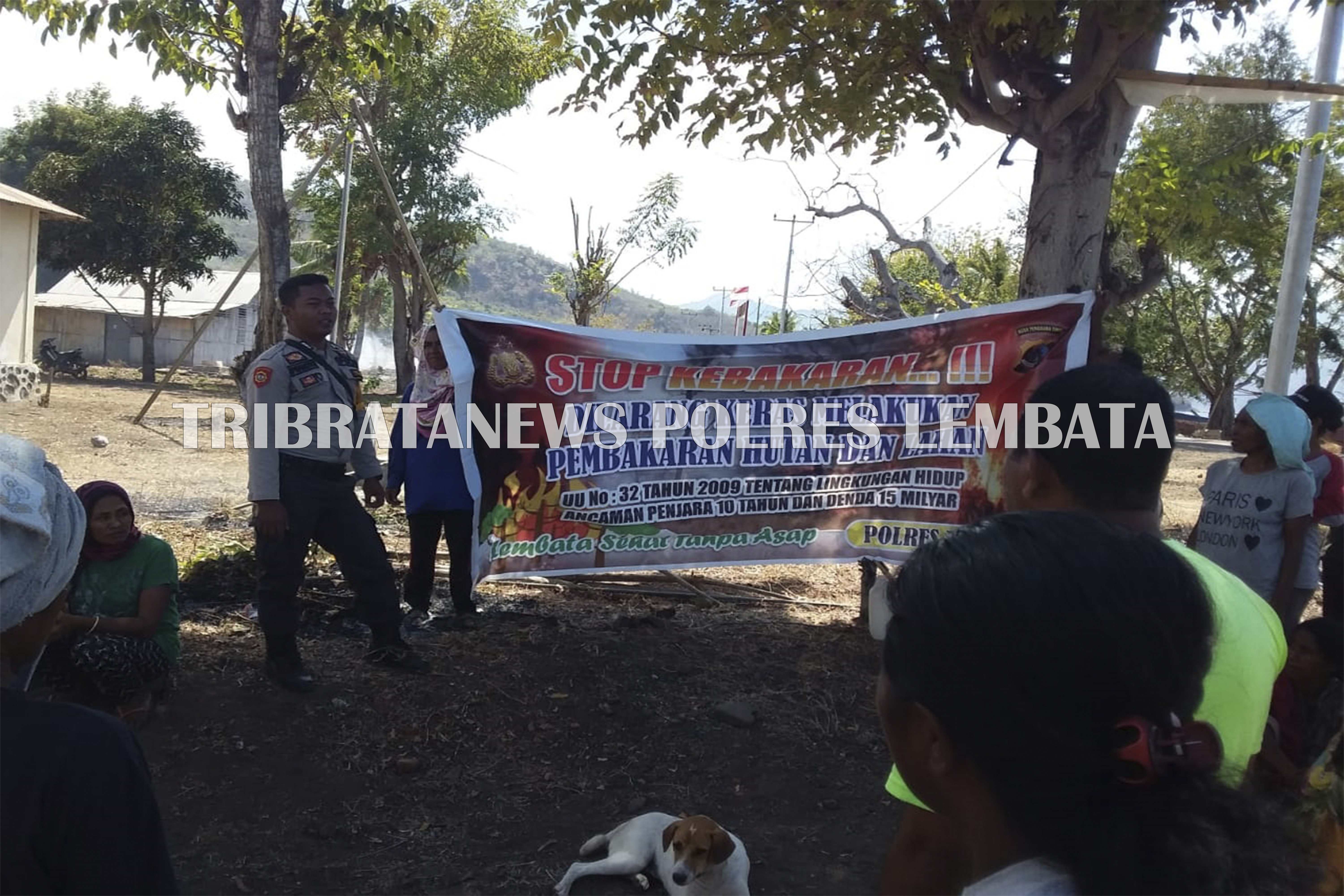 HAL INI YANG DI SAMPAIKAN BRIGPOL. MUHAMMAD. AJI EKO PRANOTO KEPADA WARGA DESA WULANDONI