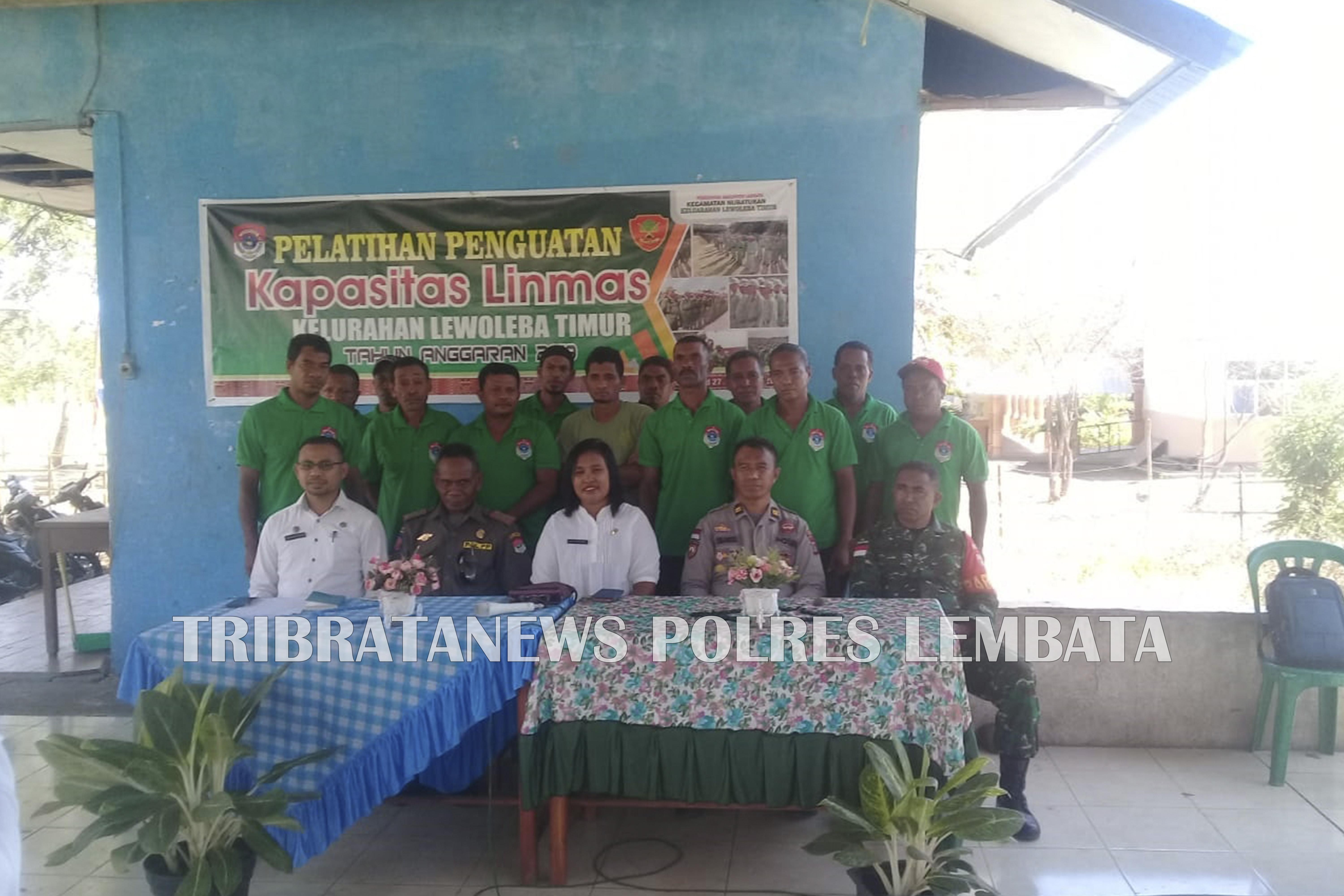 KAPOLSEK NUBATUKAN MENGHADIRI PEMBUKAAN KEGIATAN PELATIHAN PENGUATAN KAPASITAS BAGI PARA LINMAS