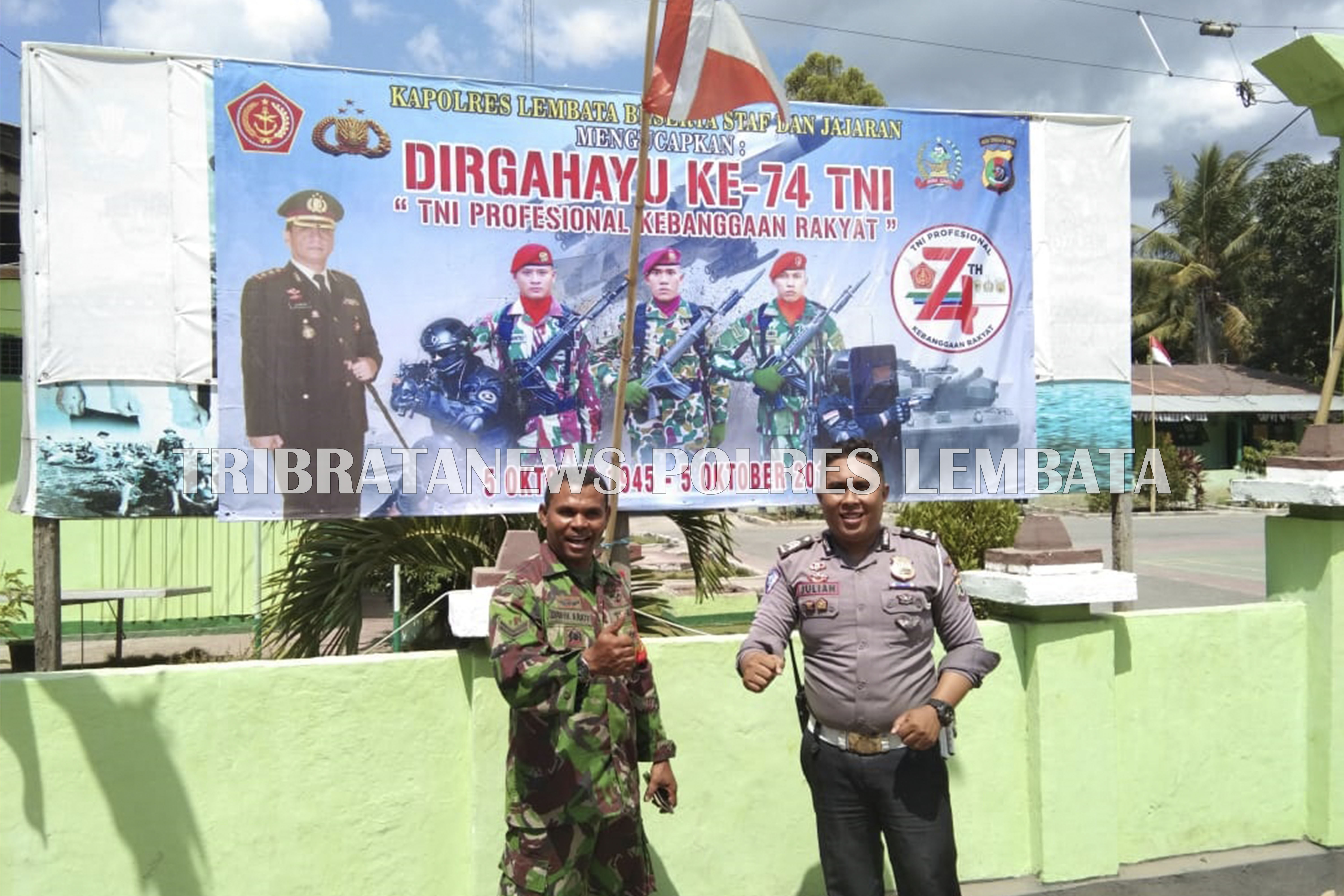 INI YANG DI LAKUKAN POLRES LEMBATA JELANG HUT TNI 5 OKTOBER 2019 NANTI