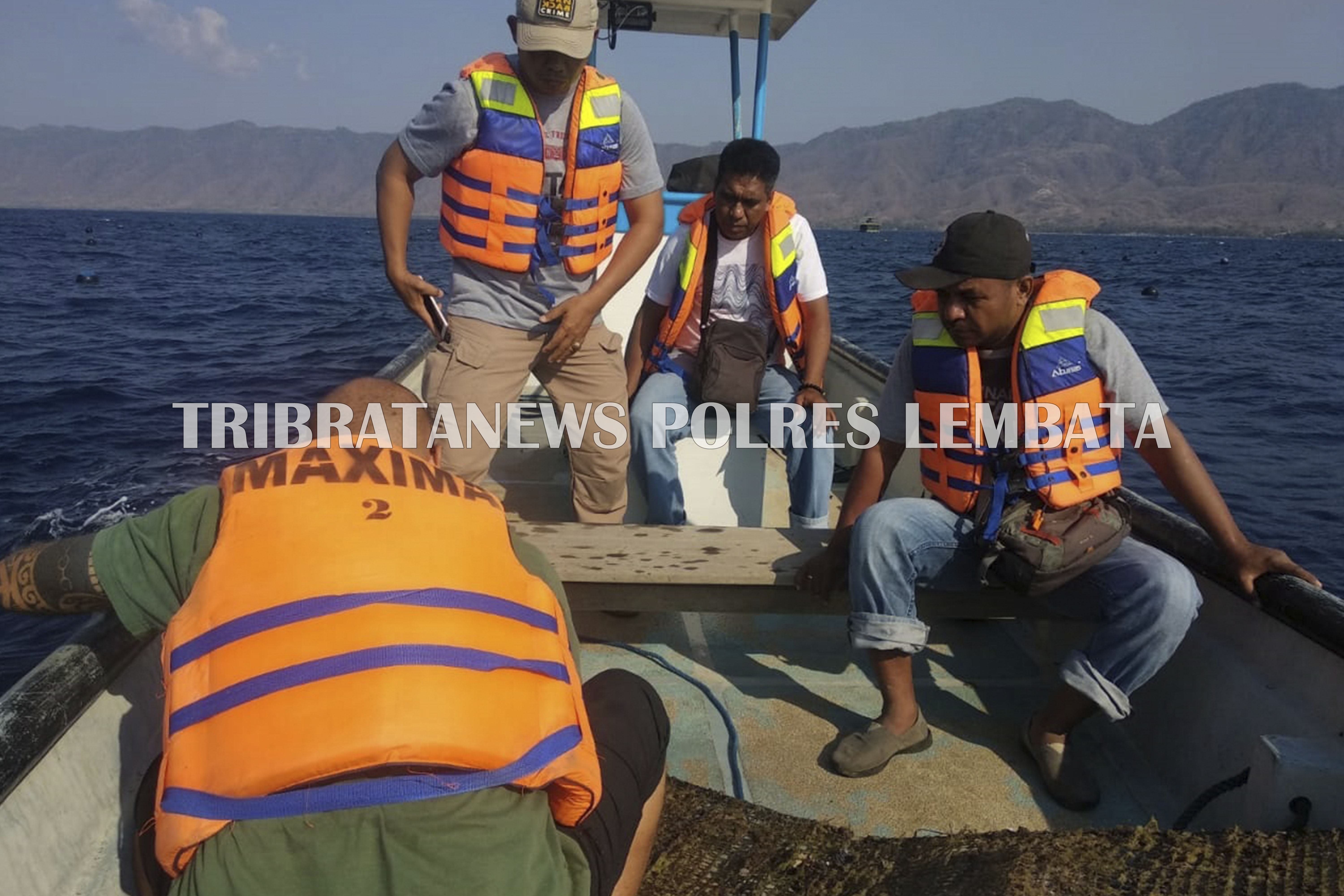 RESKRIM POLRES LEMBATA LAKUKAN PENGECEKAN TKP LAPORAN PENCURIAN MUTIARA PT CENDANA