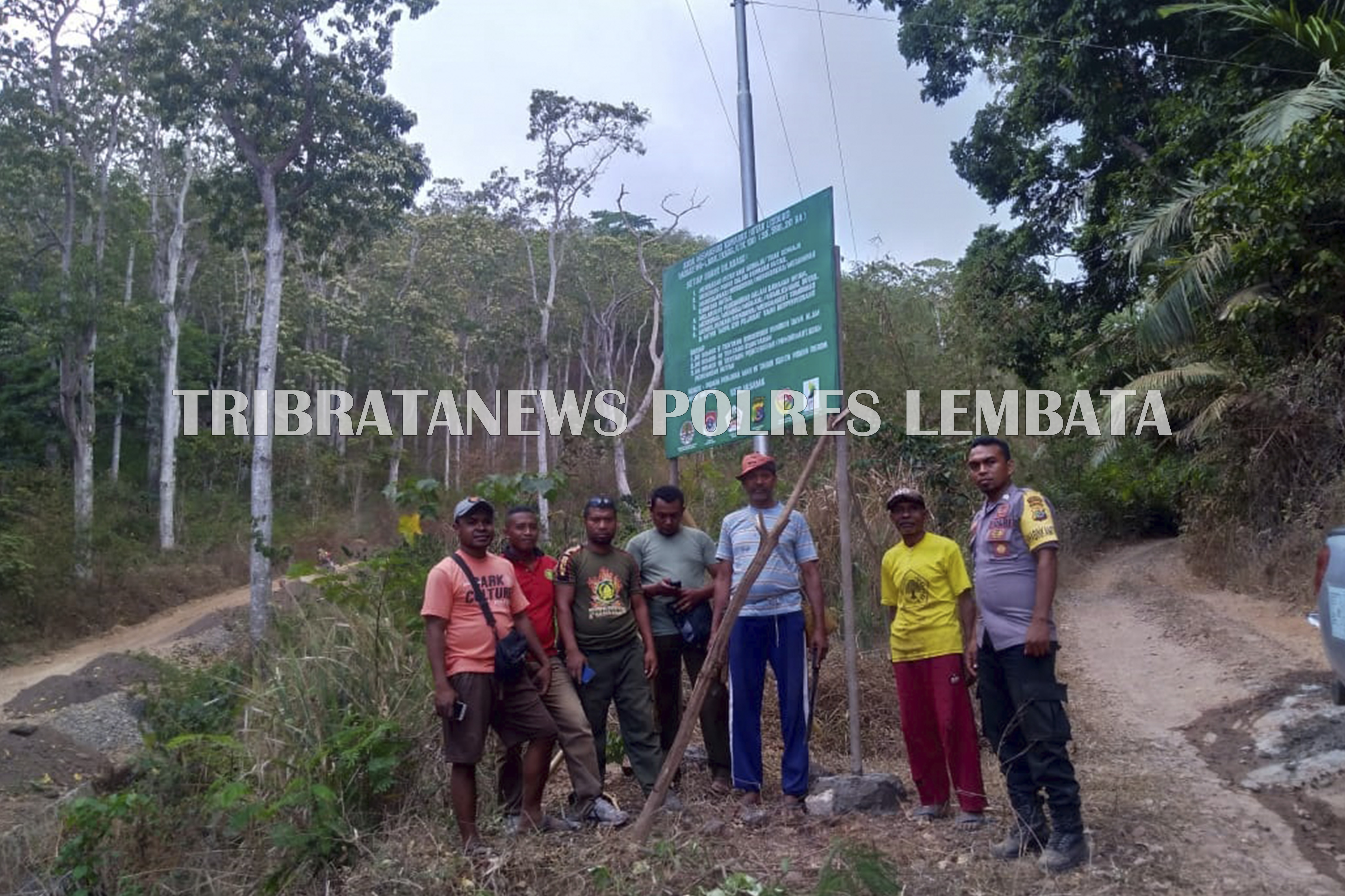 CEGAH KEBAKARANG HUTAN BRIGPL NAMANG BERSAMA DINAS KEHUTANAN SETEMPAT LAKUKAN HAL INI