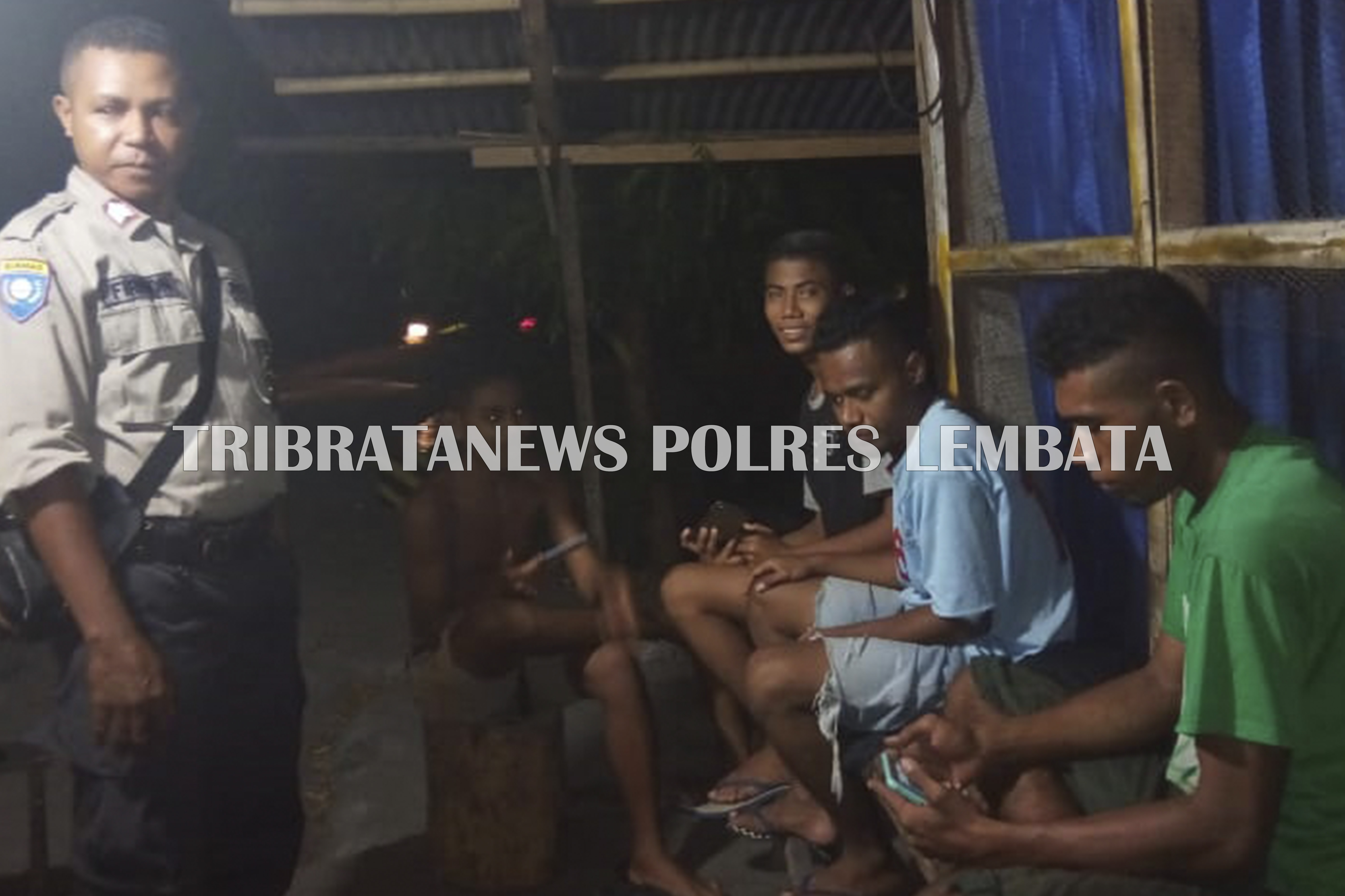 BRIGPOL TAMONOB AKTIF BERIKAN PESAN KAMTIBMAS KEPADA WARGA MASYARAKAT