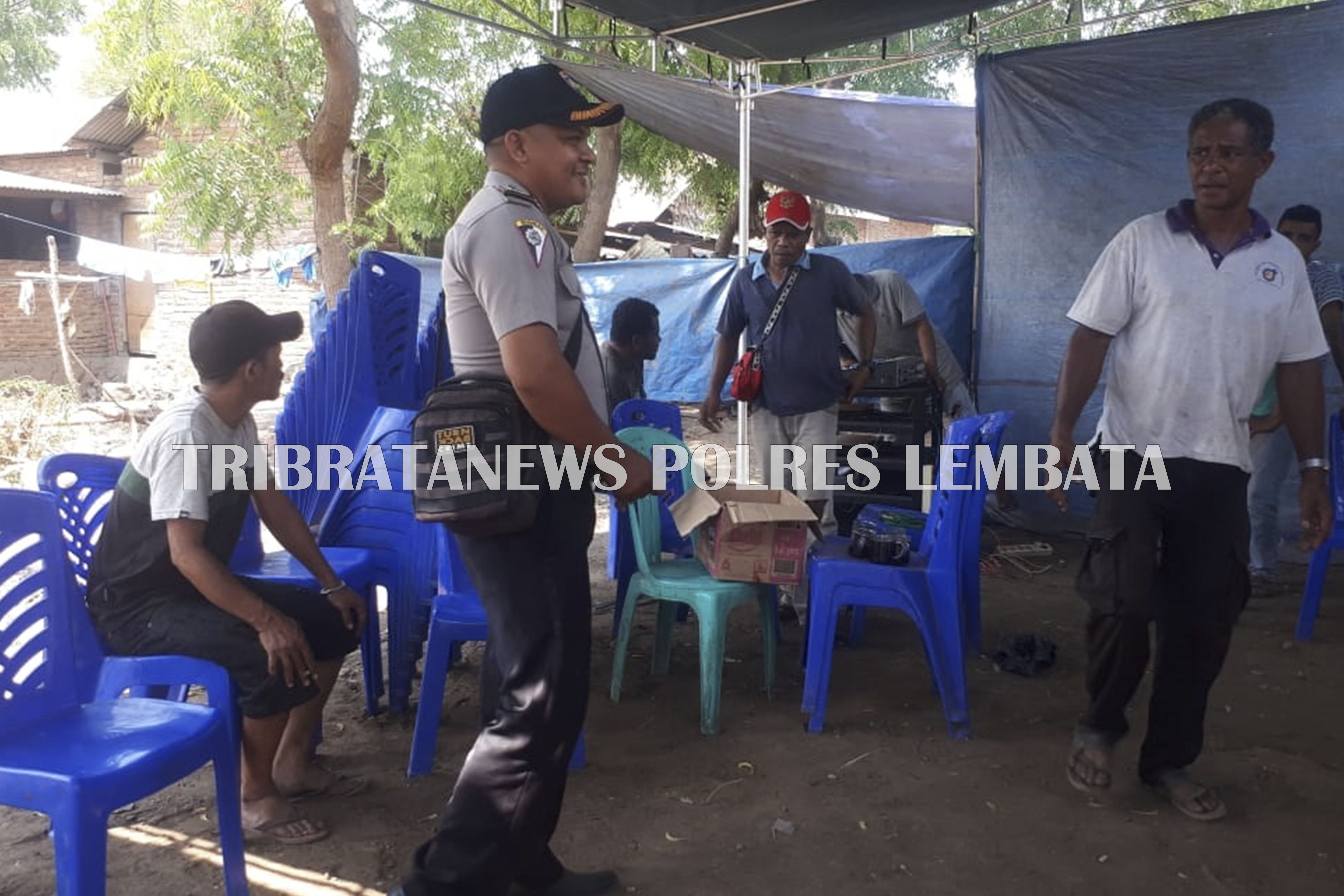 JAGA WILAYAH TETAP KONDUSIF, BRIPKA HERMAS LAKUKAN SAMBANG