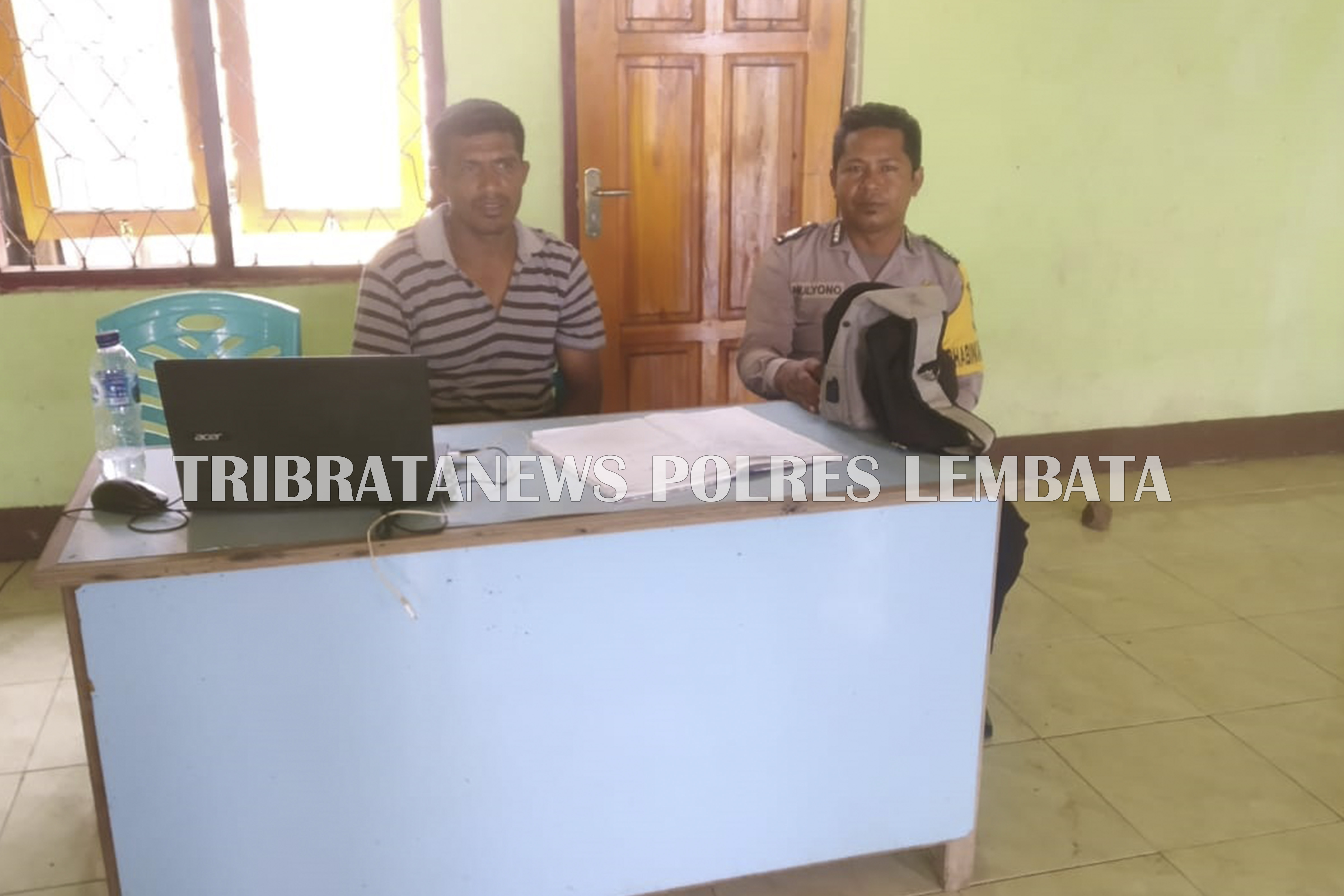 BRIGPOL MULYONO MELAKUKAN MONITORING RAPAT DI DESA TODONARA