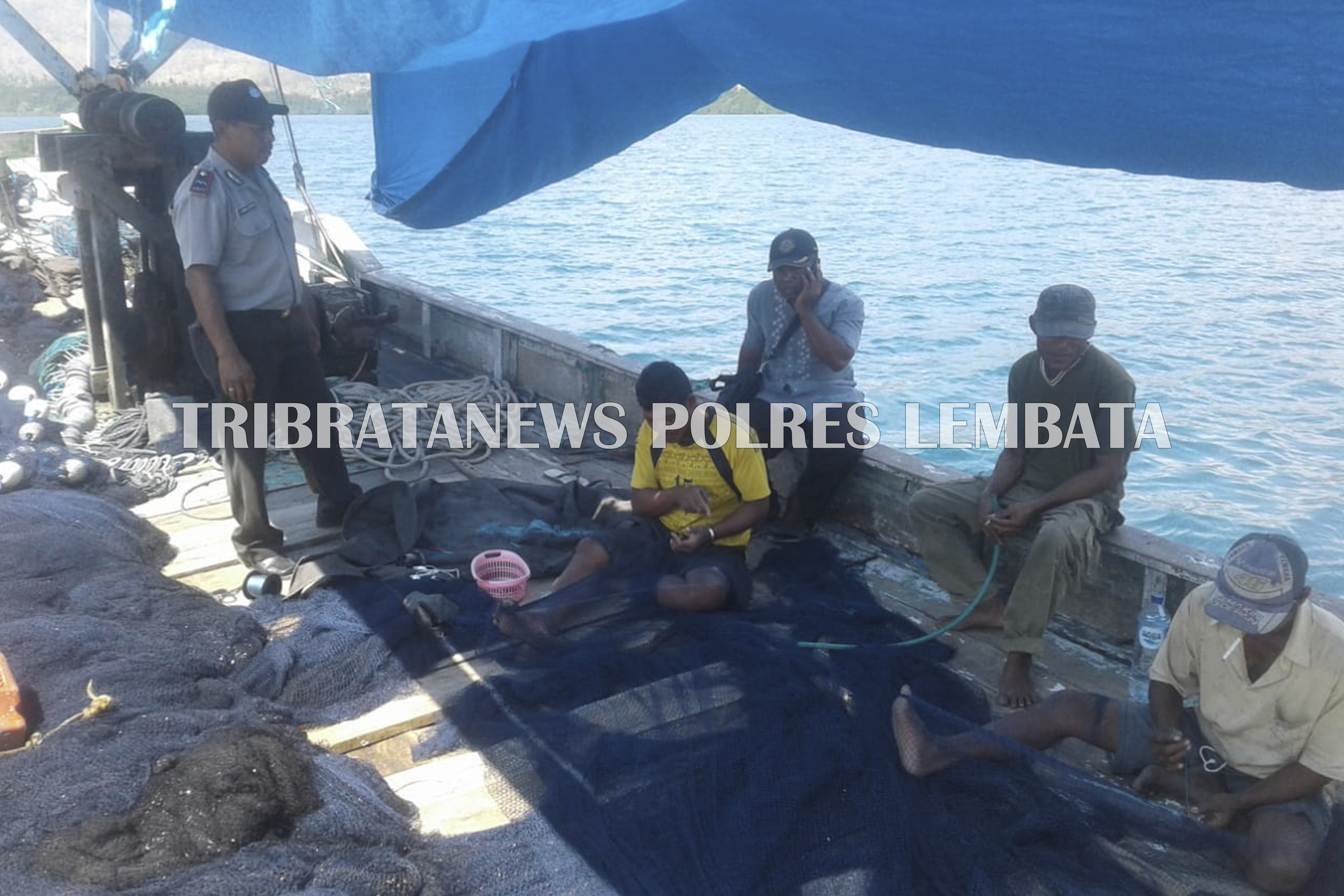 AIPDA YOSEPH MENYAMBANGI WARGA MASYARAKAT NELAYAN DI PESISIR BALAURING