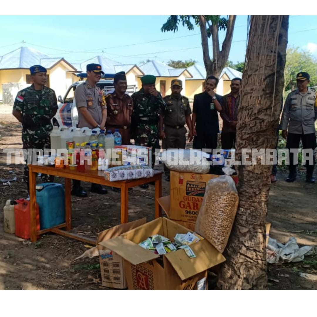 INI YANG POLRES LEMBATA LAKUKAN KEPADA BARANG HASIL OPERASI PEKAT TURANGGA 2019