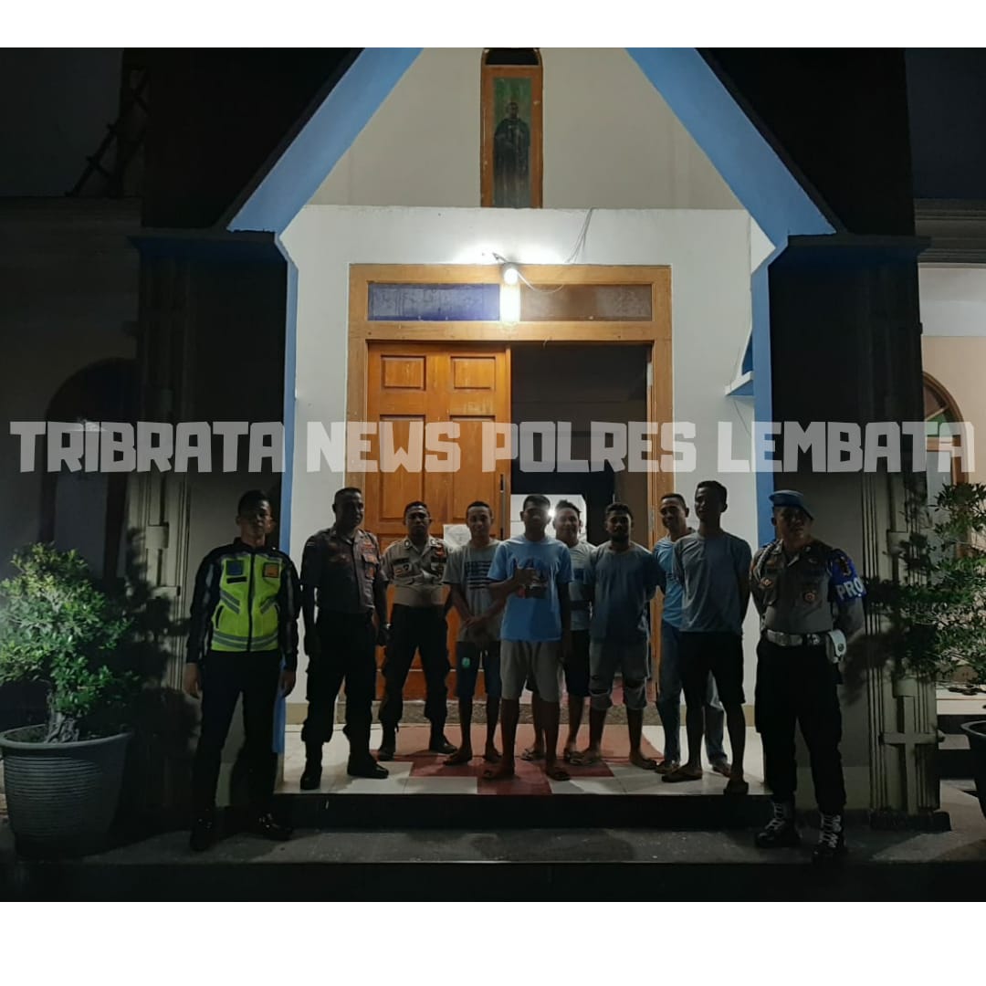 LAKSANAKAN PATROLI MALAM, PIKET MARKAS KOMANDO PATROLI KE TEMPAT INI