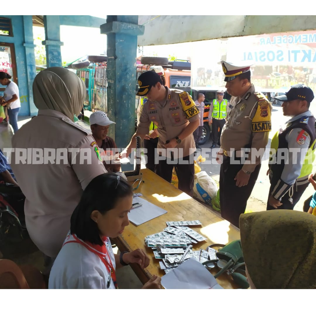 POLRES LEMBATA LAKUKAN HAL INI PADA SUPIR DAN PENUMPANG BUS JELANG HARI RAYA NATAL 2019 DAN TAHUN BARU 2020