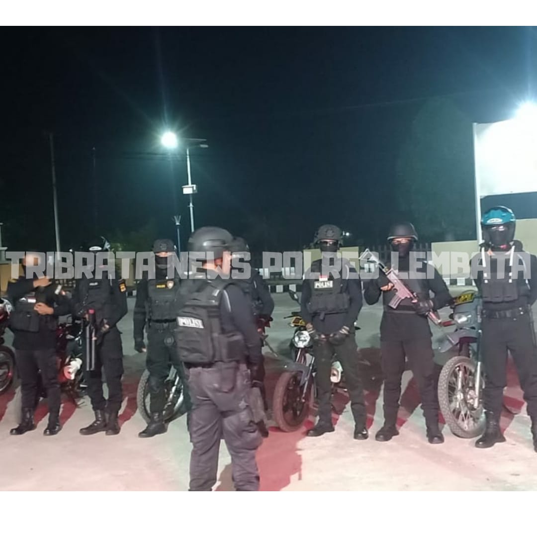 JAGA KEAMANAN MALAM NATAL, TIM SIGUNI POLRES LEMBATA LAKUKAN INI