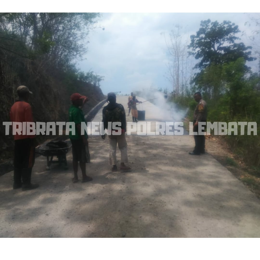 SAMBANGI WARGA DESA LITE ULUMADO, BRIPKA ADRIAN SINAGA UCAPKAN INI