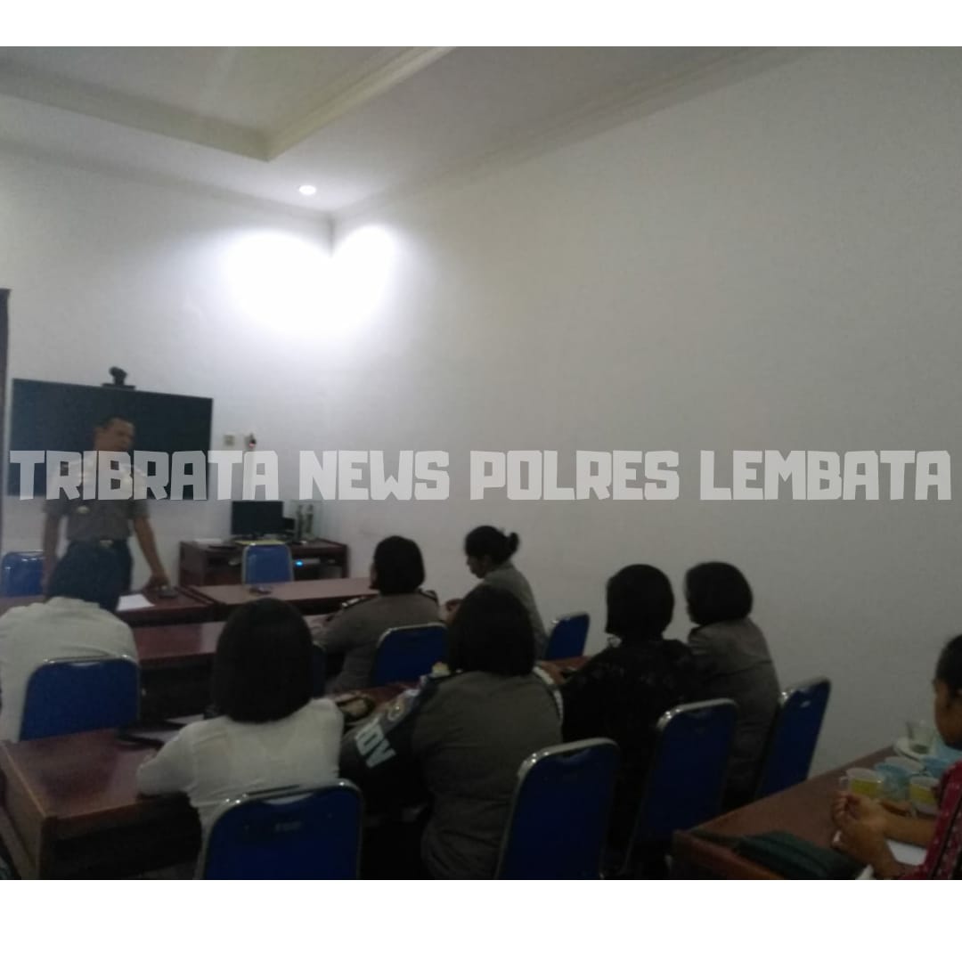 WAKAPOLRES LEMBATA HIMBAU HAL INI KEPADA SELURUH POLWAN POLRES LEMBATA