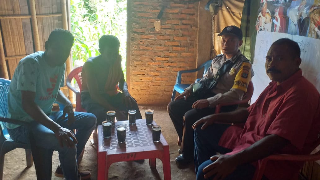 Bripka Gusti Giat Laksanakan Kujungan Ke Rumah Warga Sebagai Bentuk Pantauan Langsung