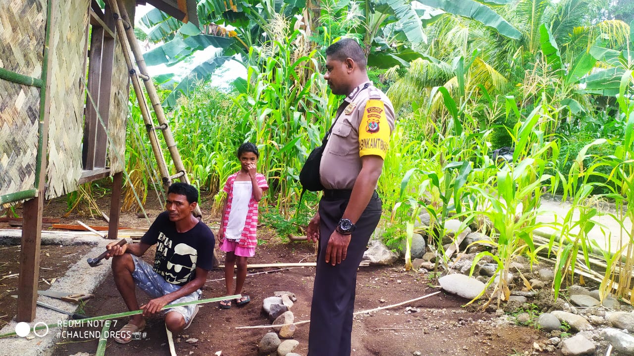 Bhabin Lusiduawutun Monitoring Giat Masyarakat