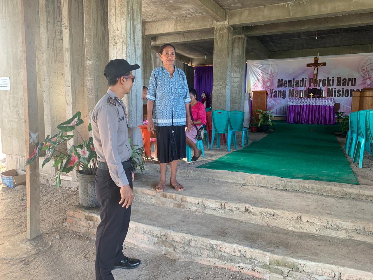 Polsek Nubatukan lakukan pengamanan ibadah mingguan di beberapa gereja