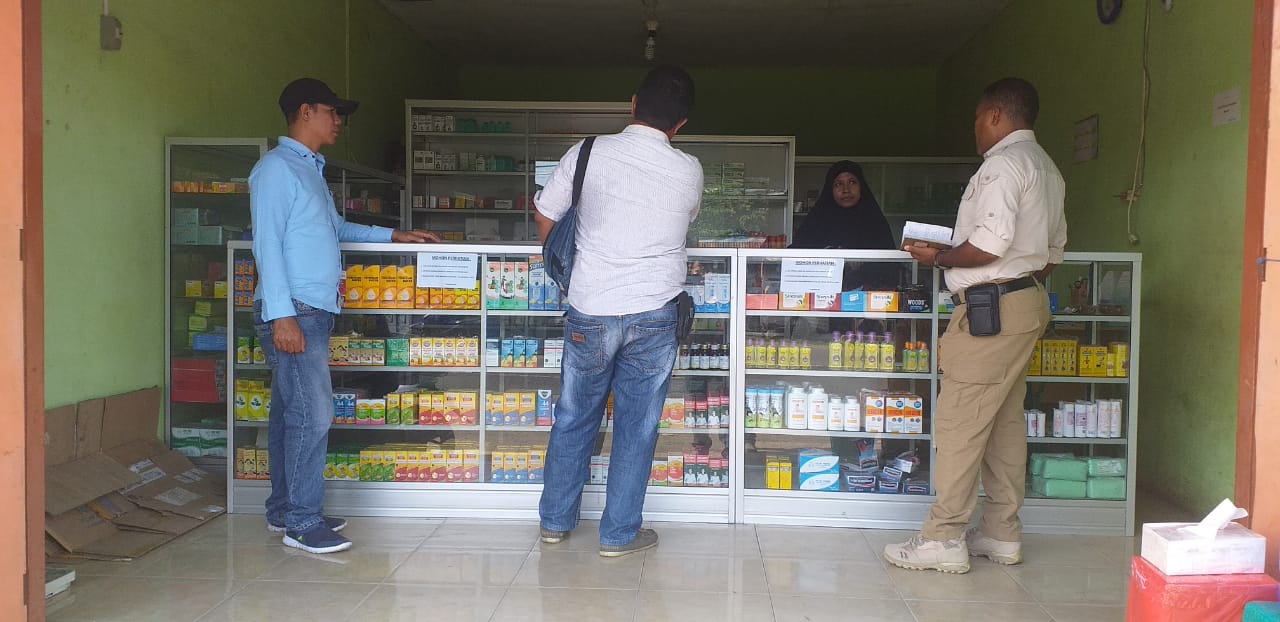 Antisipasi penimbunan sembako dan obat obatan Tim Gakum reskrim polres lembata secara masive lakukan pengecekan di sejumblah tempat