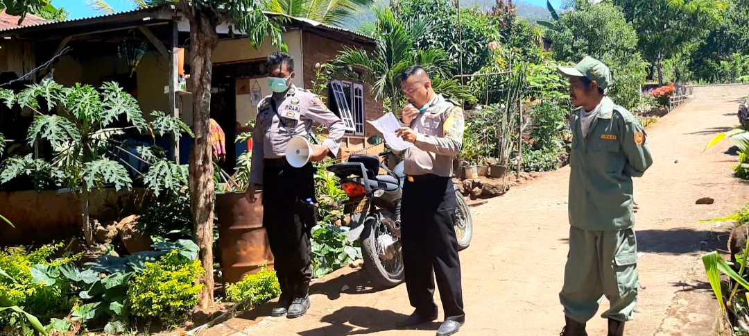 Putuskan Mata Rantai Covid-19 Bripka Jimmy Kaseh Larang Warga Mudik Lebaran.